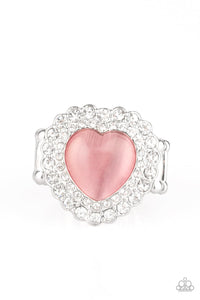Paparazzi Accessories Lovely Luster Pink Ring - Pure Elegance by Kym