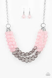 Paparazzi Accessories Summer Ice Pink Necklace - Pure Elegance by Kym