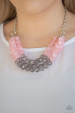 Paparazzi Accessories Summer Ice Pink Necklace - Pure Elegance by Kym