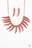 Paparazzi Accessories Tusk Tundra Brown Necklace - Pure Elegance by Kym