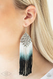 Paparazzi Accessories Dip In - Black Earring - Pure Elegance by Kym
