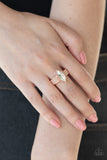 Paparazzi Accessories Icy Iridescence Copper Ring - Pure Elegance by Kym