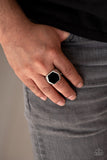 Paparazzi Jewelry HEX Out - Black Ring - Pure Elegance by Kym