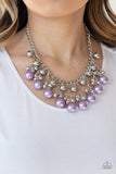 Paparazzi Accessories Pearl Appraisal Purple Necklace - Pure Elegance by Kym