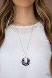 Paparazzi Jewelry Setting The Fashion - Purple Necklace - Pure Elegance by Kym