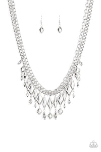 Paparazzi Jewelry Trinket Trade - Silver Necklace - Pure Elegance by Kym