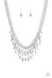 Paparazzi Jewelry Trinket Trade - Silver Necklace - Pure Elegance by Kym