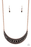 Paparazzi Accessories Moon Child Magic Copper Necklace - Pure Elegance by Kym