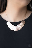 Paparazzi Jewelry RADIAL Waves - Rose Gold Necklace - Pure Elegance by Kym