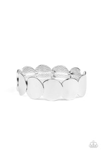 Paparazzi Accessories Industrial Influencer - Silver Bracelet - Pure Elegance by Kym