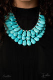 Paparazzi Jewelry Zi Collection 2020 The Amy- Blue Necklace - Pure Elegance by Kym