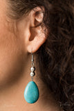 Paparazzi Jewelry Zi Collection 2020 The Amy- Blue Necklace - Pure Elegance by Kym