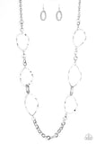 Paparazzi Accessories Abstract Artifact Silver Necklace - Pure Elegance by Kym