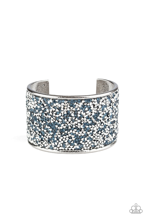 Paparazzi Accessories Stellar Radiance Blue Bracelet - Pure Elegance by Kym