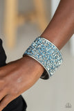 Paparazzi Accessories Stellar Radiance Blue Bracelet - Pure Elegance by Kym