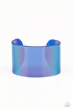 Paparazzi Accessories Holographic Aura Blue Bracelet - Pure Elegance by Kym