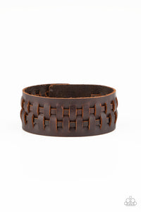 Paparazzi Accessories Country Life Brown Men's Bracelet - Pure Elegance by Kym
