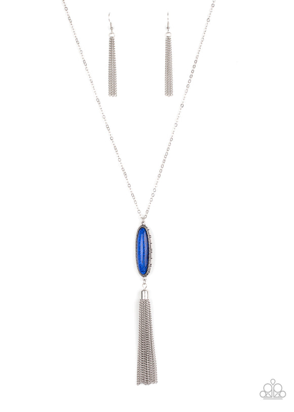 Paparazzi Accessories Stay Cool Blue Necklace - Pure Elegance by Kym