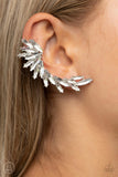 Paparazzi Accessories Because ICE Said So White Post Earring - Pure Elegance by Kym