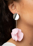 Paparazzi Accessories Petal Pathways Pink Earring - Pure Elegance by Kym