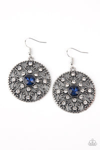 Paparazzi Accessories GLOW Your True Colors Blue Earrings - Pure Elegance by Kym