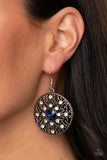 Paparazzi Accessories GLOW Your True Colors Blue Earrings - Pure Elegance by Kym