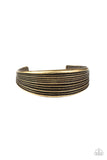 Paparazzi Accessories  Off The Cuff Couture Brass Bracelet - Pure Elegance by Kym