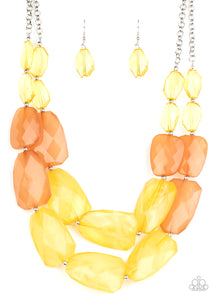 Paparazzi Accessories Gives Me Chills Yellow Necklace - Pure Elegance by Kym