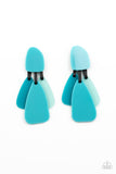 Paparazzi Accessories All FAUX One - Blue Earrings - Pure Elegance by Kym