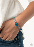 Paparazzi Accessories Instant Zen Blue Bracelet - Pure Elegance by Kym