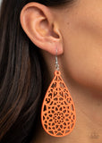 Paparazzi Accessories Seaside Sunsets - Orange Earrings - Pure Elegance by Kym