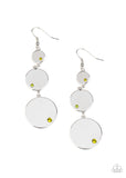 Paparazzi Accessories Poshly Polished - Green Earring - Pure Elegance by Kym