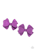 Paparazzi Accessories Don't BOW It Purple Bows - Pure Elegance by Kym