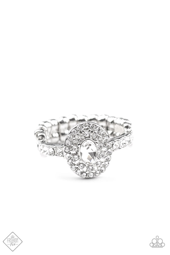 Paparazzi Accessories I Said Yes White Ring - Pure Elegance by Kym