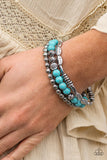 Paparazzi Accessories Trail Mix Mecca Blue Bracelet - Pure Elegance by Kym