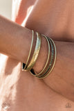 Paparazzi Accessories Fashion Fix Jan 2021 Sunset Sightings Brass Complete Set - Pure Elegance by Kym