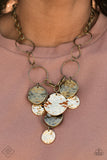 Paparazzi Accessories Fashion Fix Jan 2021 Sunset Sightings Brass Complete Set - Pure Elegance by Kym