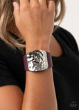 Paparazzi Accessories Brighten Up Purple Urban Bracelet - Pure Elegance by Kym