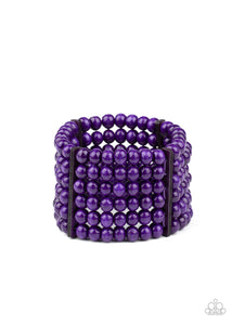 Paparazzi Accessories Diving in Maldives - Purple Bracelet - Pure Elegance by Kym