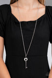Paparazzi Accessories Unlock Your Heart White Necklace - Pure Elegance by Kym