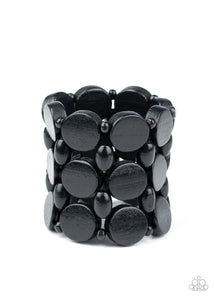 Paparazzi Accessories Cruising Coronado Black Bracelet - Pure Elegance by Kym