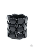Paparazzi Accessories Cruising Coronado Black Bracelet - Pure Elegance by Kym