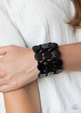 Paparazzi Accessories Cruising Coronado Black Bracelet - Pure Elegance by Kym