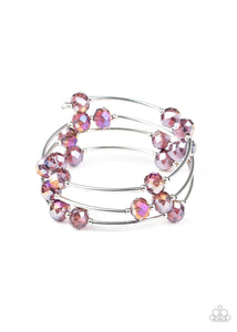 Paparazzi Accessories Dreamy Demure Purple Bracelet - Pure Elegance by Kym