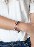 Paparazzi Accessories Dreamy Demure Purple Bracelet - Pure Elegance by Kym