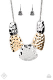 Paparazzi Accessories HAUTE Plates Necklace - Pure Elegance by Kym