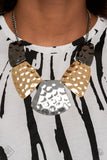 Paparazzi Accessories HAUTE Plates Necklace - Pure Elegance by Kym