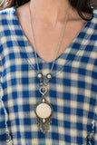 Paparazzi Accessories Majestic Mountaineer White Necklace - Pure Elegance by Kym