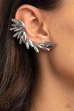 Paparazzi Accessories Because ICE Said So Silver Earring - Pure Elegance by Kym