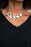 Paparazzi Accessories Deep Freeze Diva White Necklace - Pure Elegance by Kym